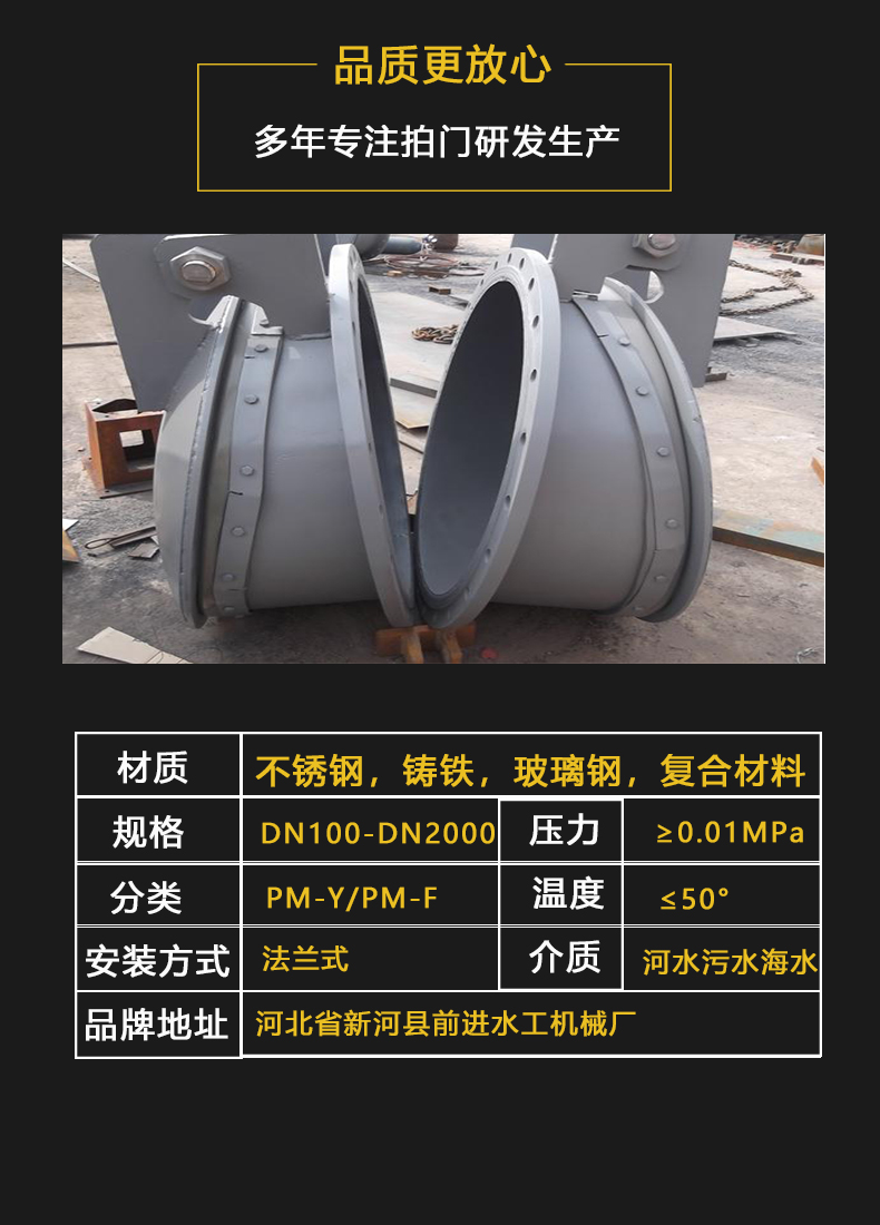 不鏽鋼拍門